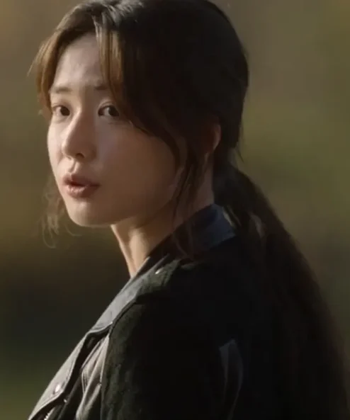 The Trunk Yoo In-young Black Biker Jacket For Sale