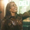 This Is Me…Now 2024 Jennifer Lopez Brown Trench Coat