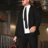 Travis Kelce Striking Black Buttoned Blazer