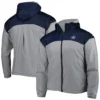 Warden Dallas Cowboys Zip Grey Windbreaker Jacket
