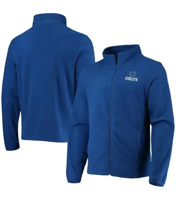 Waylon Indianapolis Colts Blue Zip Track Jacket