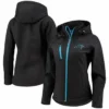 Women’s Carolina Panthers Fire Break Black Hooded Jacket