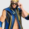 WrestleMania 39 Logan Paul Blue Leather Vest