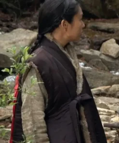 Yoo Gil-chae My Dearest Grey Shearling Vest For Sale