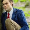 Young Werther Douglas Booth Blue Blazer