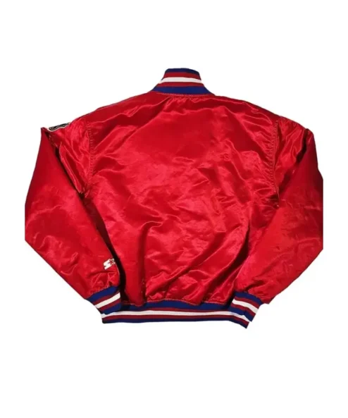80’s Montreal Canadiens Red Satin Varsity Jacket