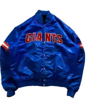 90s New York Giants Sports Satin Jacket