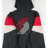 Abernathy Portland Trail Blazers Vintage Pullover Jacket Back