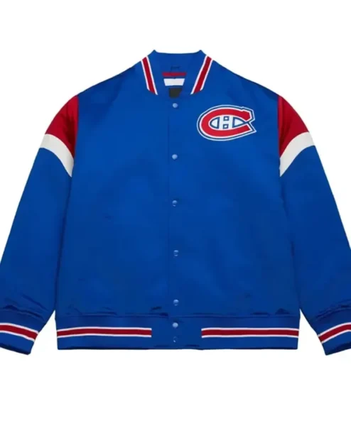 Aileen Montreal Canadiens Heavyweight Royal Varsity Jacket