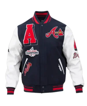 Atlanta Braves World Series Varsity Wool Jacket
