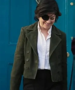 Bad Sisters S02 Bibi Garvey Suede Leather Jacket