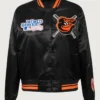 Baltimore Orioles Mashup Rib Wool Varsity Jacket