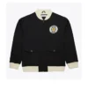 Boston Bruins Black Twill Vintage Bomber Jacket For Sale
