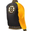 Boston Bruins Black Youth Satin Varsity Jacket
