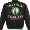 Boston Celtics Championship Jacket Back