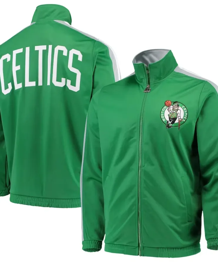 Boston Celtics Green Track Jacket