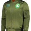 Boston Celtics Satin Bomber Jacket
