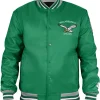 Bradley Cooper Philadelphia Eagles Green Satin Jacket