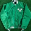 Bradley Cooper Philadelphia Eagles Satin Green Jacket