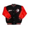 Buffalo Sabres Black And Red Letterman Varsity Jacket