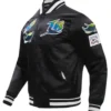 Buy Classic Men’s Rib Satin Tampa Devil Rays Varsity Jacket
