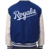 Buy Kansas City Royals Two-Tone Wool And Leather Jacket For Sale