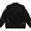 Buy NBA Atlanta Hawks Black Satin Bomber Jacket