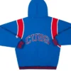 Buy Now Chicago Cubs Vintage Bomber Starter Hooded Jacket For Sale