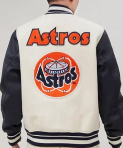 Buy Now Houston Astros Blue Wool Varsity Jacket For Sale