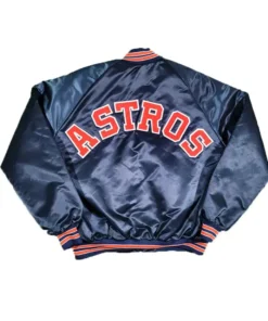 Buy Now Houston Astros Navy Blue Vintage Bomber Jacket For Sale