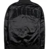 Buy Now Los Angeles Angels Black Satin Bomber Jacket For Sale