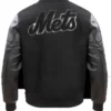 Buy Now New York Mets Black Wool Mets Varsity Jacket For Sale