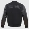 Buy Now New York Yankees Black Bomber Varsity Jacket For Men And Women
