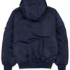 Buy Now Seattle Mariners Navy Blue Hooded Ma-1 Bomber Jacket For Sale