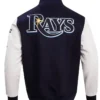 Buy Now Tampa Bay Rays Letterman Navy Blue Jacket For Men And Women