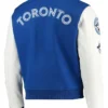 Buy Now Toronto Blue Jays Blue And White Baseball Jacket For Sale