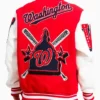 Buy Now Washington Nationals Red Letterman Wool Varsity Jacket For Sale