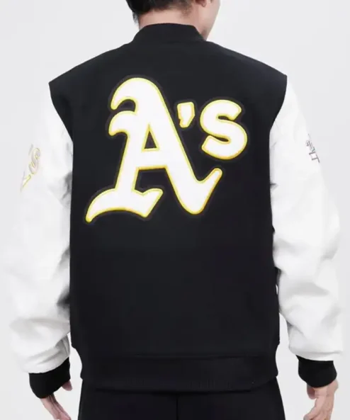 Buy Oakland Athletics Hometown Wool Varsity Jacket For Sale