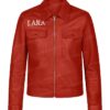 Super Bowl LIX SZA Halftime Show Leather Red Jacket On Sale