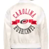 Carolina Hurricanes White Varsity Jacket