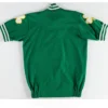 Celtics 1980s Warm Up Green Varsity Jacket Back