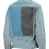 Charlotte FC Blue Jean Full Snap Trucker Jacket Back