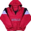Chicago Bulls Red Vintage Starter Pullover Jacket