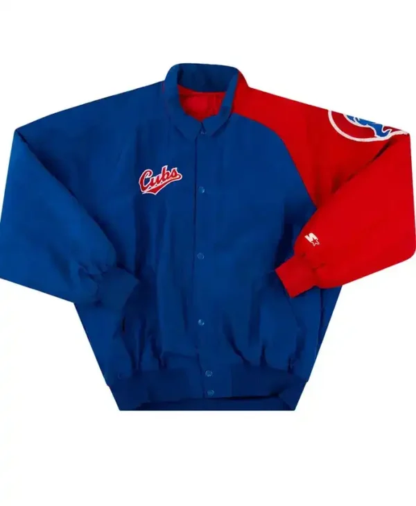 Chicago Cubs Red And Blue Vintage Varsity Jacket