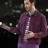 Claim To Fame S01 Frankie Jonas Purple Suede Jacket