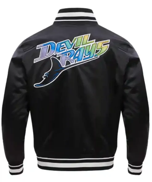 Classic Men’s Rib Satin Tampa Devil Rays Jacket