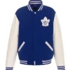 Clementine NHL Toronto Maple Leafs Royal And White Jacket