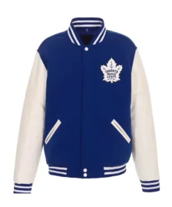 Clementine NHL Toronto Maple Leafs Royal And White Jacket