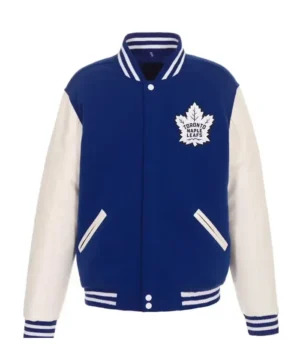 Clementine NHL Toronto Maple Leafs Royal And White Jacket