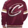 Cleveland Cavaliers Home Game Wine Jacket Back